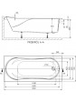 Whirlpool massage tub rectangular ExclusiveLine IVEA 150x75 cm - 10