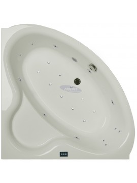 Massage bathtub symmetric FORCA 140x140 cm