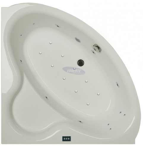 Massage bathtub symmetric FORCA 140x140 cm