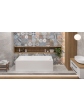 Rectangular acrylic bathtub PrimaLine BELL 140x70 cm - 3