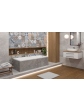 Rectangular acrylic bathtub PrimaLine BELL 140x70 cm - 4