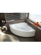 Whirlpool bathtub corner acrylic ExclusiveLine BERNO 140x140 cm - 1