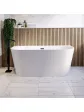 Bathroom arrangement with a freestanding ARISTA bathtub 170x80