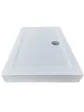 Brodzik prysznicowy 100x80 cm zabudowany prostokątny akrylowy biały model PRESTON essente