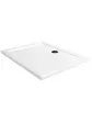 Shower tray 80x110 cm, rectangular, acrylic, with ramp for older people, model PRESTON