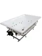 Large rectangular Polish hot tub 190x120 cm wellness relaxation acrylic Excellent model