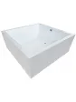 Large freestanding square acrylic bathtub - 150x150 cm SERANO