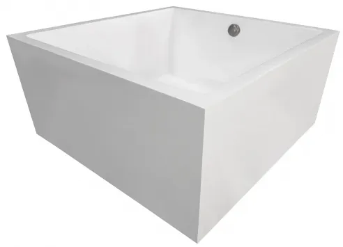  Freestanding square bathtub - SERANO 130x130 cm