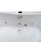 Free-standing built-in whirlpool 180x80 cm SORENA OVAL series ExclusiveLine