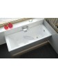 Acrylic rectangular bathtub ExclusiveLine BERNO 160x70 cm - 1