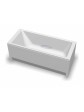 Acrylic rectangular bathtub ExclusiveLine BERNO 160x70 cm - 2