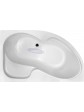 Acrylic corner asymmetrical tub ExclusiveLine ORUNA 170x100 cm - 2