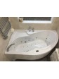 Whirlpool massage tub asymmetric ExclusiveLine ORUNA 160x100 cm - 4