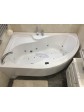 Whirlpool massage tub asymmetric ExclusiveLine ORUNA 160x100 cm - 1