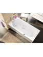 Jacuzzi massage bathtub rectangular ExclusiveLine IVEA 160x75 cm - 11