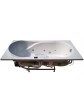 Jacuzzi massage bathtub rectangular ExclusiveLine IVEA 160x75 cm - 12