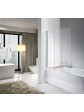 SENTO 3-wing bath screen, 100x140 cm - 1