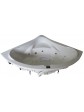 Whirlpool jacuzzi tub of sanitary acrylic - IVEA 145x145 cm made in EU - 13