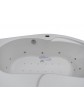 Whirlpool massage tub asymmetric ExclusiveLine ORUNA 160x100 cm - 8