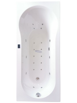 Whirlpool bathtub rectangular ORIA 180x80 cm