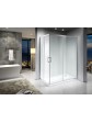 Corner shower cubicle MEXO 80x120 cm - 1