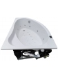 Hydromassage jacuzzi corner bathtub IMPALA 150x100 left right handed - 4