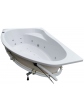 Corner whirlpool hydromassage bathtub IMPALA 140x90 cm left right hand - 9