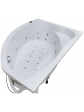 Hydromassage spa bathtub corner IMPALA 145x95 cm left or right side - 10