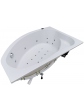 Hydromassage jacuzzi corner bathtub IMPALA 150x100 left right handed - 11