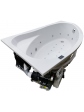 Hydromassage jacuzzi corner bathtub IMPALA 150x100 left right handed - 13