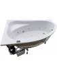 Hydromassage jacuzzi corner bathtub IMPALA 150x100 left right handed - 14