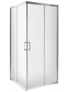 Corner shower cubicle MEXO 90x90x185 cm 