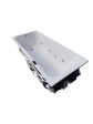 Hydromassage bathtub rectangular ExclusiveLine VESSA SPECJAL  180x80 cm - 4