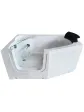 Walk-in tub for the elderly with a door - MEDICA 135x90 cm