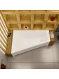Free corner bathtub with siphon 150x100 cm BARBOSA
