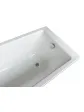 Large, deep, universal bathroom bathtub with siphon cover - 190x90 cm BERNO