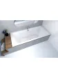 Large bathtub for two, free click-clack siphon plug - 200x90 cm BERNO DUO