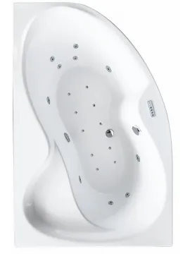 Rosa 150x105 left- and right-hand whirlpool bathtub