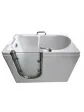 Side-opening bathtub for disabled people with a door 100x70