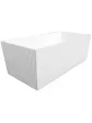 Freestanding grooved bathtub MESOLA 150x75
