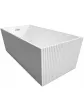 Freestanding grooved bathtub MESOLA 150x75