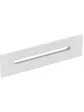 Top white rectangular cover 110x25 mm overflow for the ESSENTE freestanding bathtub