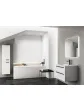 Rectangular corner bathroom bathtub 170x75 cm - Formy ESSENTE model