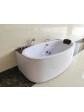 Jacuzzi bathtub with water and air hydromassage with a comfortable headrest - SGMKL-9110 170x85cm