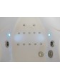 Bathtub with hydromassage 170 cm - LED lighting, ozonation, bathtub faucet - model SGM-KL9110