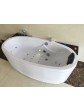 Domestic jacuzzi - wall-mounted bathtub with hydromassage 170x85 cm SGM-KL9110