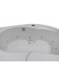 Wanna z hydromasażem spa jacuzzi narożna ORUNA 150x100 cm lewa prawa - 8