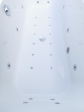 2-osobowa prostokątna wanna z hydromasażem jacuzzi VESSA DUO 190x90 cm - 11