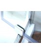 Drzwi prysznicowe wnękowe wahadłowe jednoskrzydłowe VERDO 90x190 cm - 6