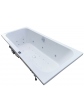 2-persons deep rectangular hydromassage bathtub VESSA DUO 190x90 cm - 3